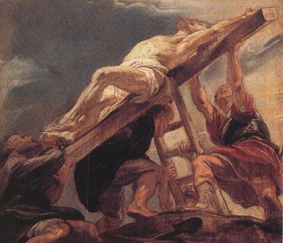 Peter Paul Rubens The Raising of the Cross (mk01) oil painting image